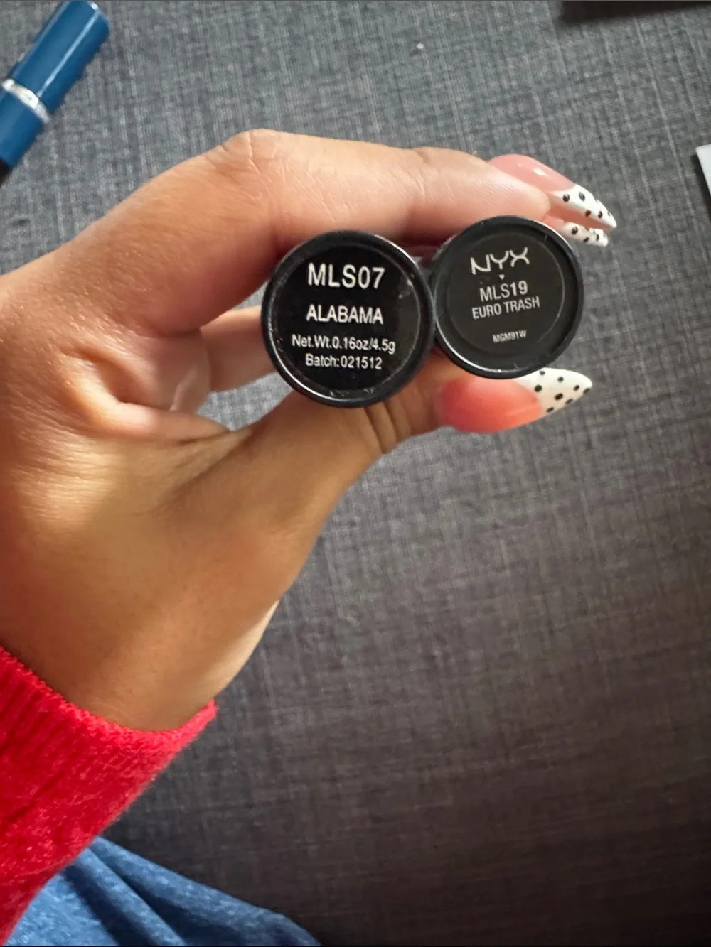 NYX Lipstick Duo — Euro Trash & Alabama